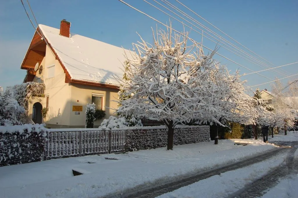 A Szalai Vendégház télen, hóval